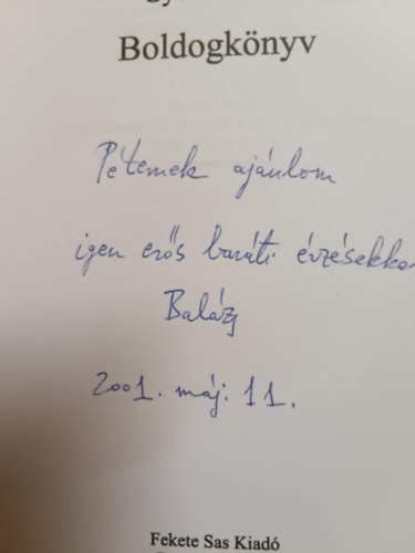 Gy�re Bal�zs - Boldogk�nyv
