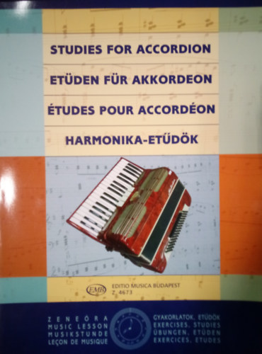 Bartk Karola - Harmonika-etdk / Studies for accordion / Etden fr akkordeon / tdes pour accordon