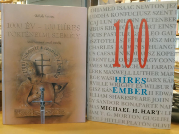 Mitták Ferenc, Michael H. Hart - 2 db 100 híres ember + 1000 év - 100 híres történelmi személy
