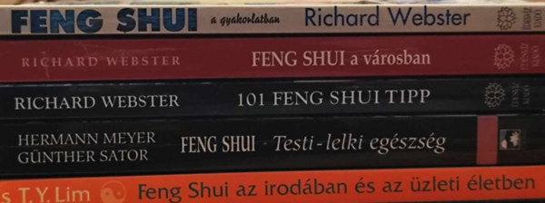 Hermann-Sator, Günther, Richard Webster, Dr. Jes T. Y. Lim Meyer - 5 db Feng shui könyv
