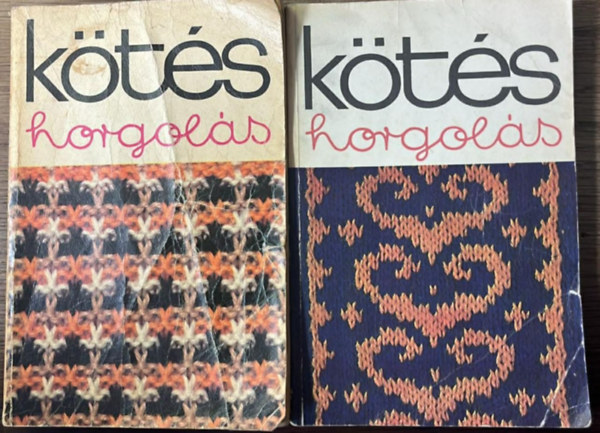 Kovács Margit (szerk.) - 2 db kötés-horgolás könyv ( együtt ) 1978 és 1977