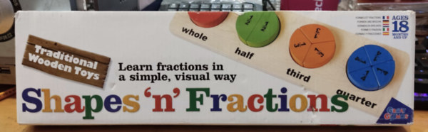 Great Gizmos - Traditional Wooden Toys: Shapes 'n' Fractions - Learn fractions in a simple, visual way