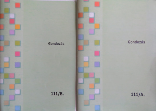 Oktatsi segdlet Gondozs modulhoz (Tovbbkpzsi fzetek 111 A-B.) (2 db)