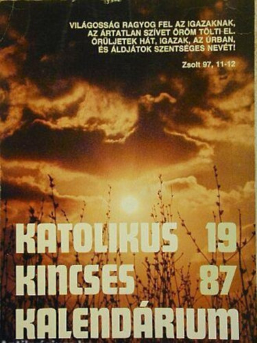Katolikus Kincses Kalendrium 1987
