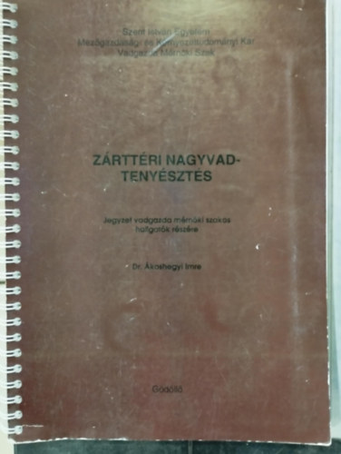 Dr. koshegyi Imre - Zrttri nagyvadtenyszts