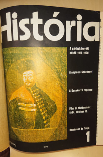 A hist�ria c�m� foly�irat 4 �vfolyama (1979-1983) �vfolyama egybek�tve