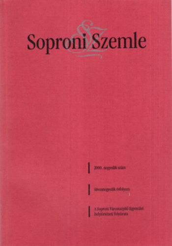 Dominkovits P�ter Askercz �va - Soproni Szemle 2000. 4. sz�m