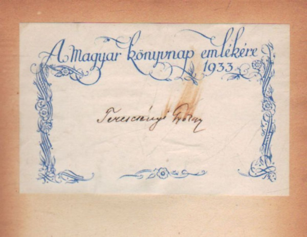 Terescs�nyi Gy�rgy - Aranyhomok - elbesz�l�sek- al��rt