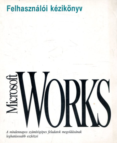 Microsoft Works 3.0-as kiads, Windows sorozat (Felhasznli kziknyv)