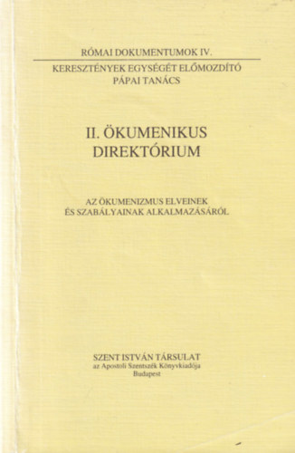 Dr. N�meth L�szl�  (szerk.) - II. �kumenikus Direkt�rium