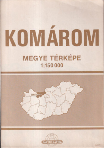 Komrom megye trkpe 1:150 000