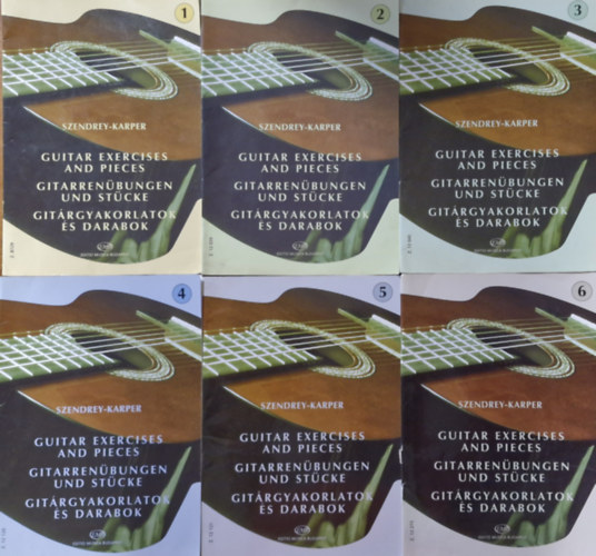 Szendrey-Karper - Git�rgyakorlatok �s darabok I-VI k�nyvcsomag
