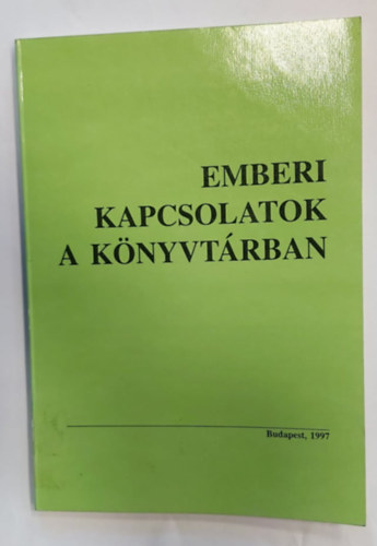 Emberi kapcsolatok a knyvtrban