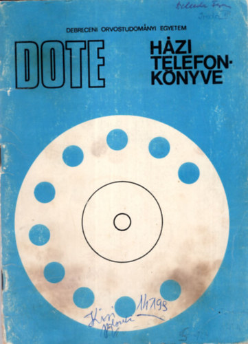 DOTE H�zi telefonk�nyve 1977