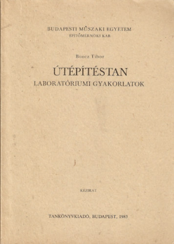 Buocz Tibor - tptstan - Laboratriumi gyakorlatok