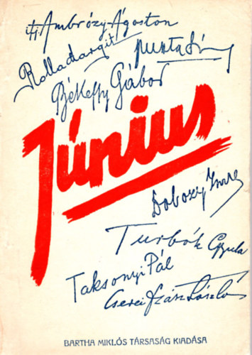 Dobozy Imre, Taksonyi P�l ifj. Ambr�zy �goston - J�nius -Versek ( Sz�mozott )