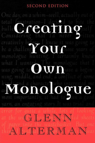 GlenN Alterman - Creating your own monologue (Sajt monolg ksztse) ANGOL NYELVEN
