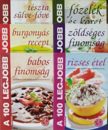 Tor Elza - "A 100 legjobb..." knyvcsomag (6 receptfzet)