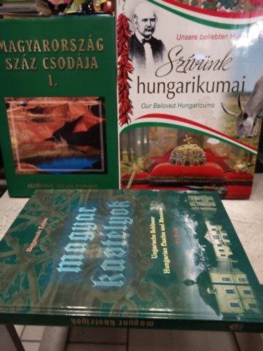 Bagyinszki Zoltán, Horváth Gergő Balogh Zsolt-Kerékgyártó Éva-Tárnoki Judit-Técsi Zoltán - Magyarország könyvcsomag 3 darabos ajánlat: Szívünk hungarikumai, Magyar kastélyok, Magyarország száz csodája I.