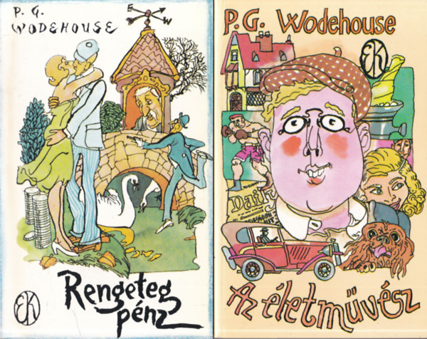 P. G. Wodehouse - 2 db P. G. Wodehouse regny: Rengeteg pnz + Az letmvsz