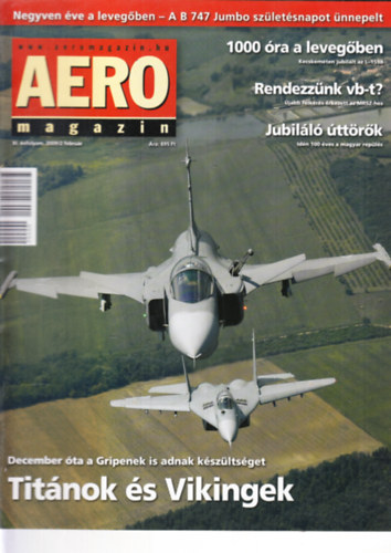Sajtos Zoltn  (szerk.) - Aero magazin 2009. februr -  2010. janur, teljes vfolyam, lapszmonknt