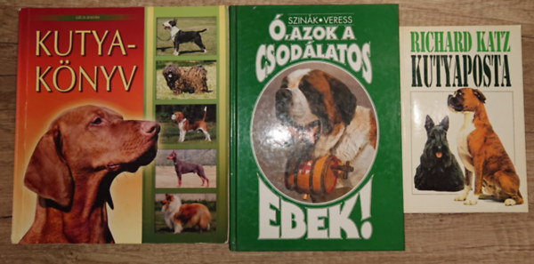 Szinák-Veres, Géczi Zoltán Richard Katz - 3 könyv a kutyákról: Kutyaposta, Ó, azok a csodálatos kutyák, Kutyakönyv