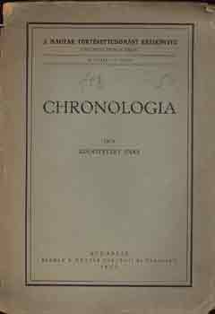 Szentp�tery Imre - Chronologia
