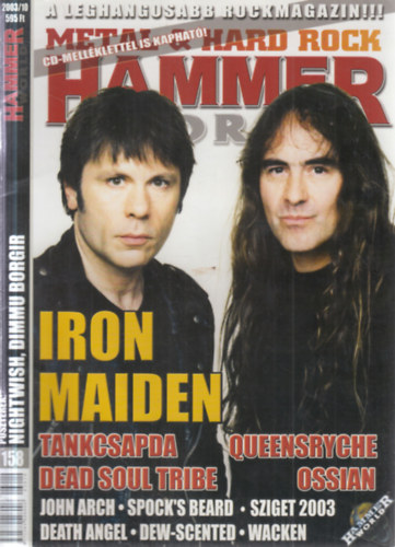 Metal and Hard Rock Hammer magazin 2003/10. (magyar nyelvű)