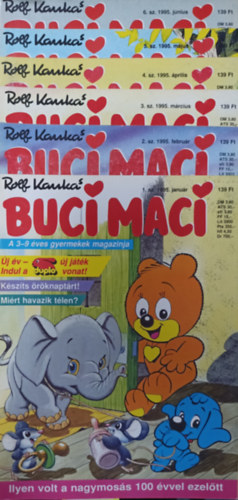 Rolf Kauka - Buci Maci magazin 1995. janurtl novemberig / december hinyzik / ( 11 szm )