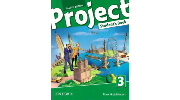 Tom Hutchinson - 2 db Project 3 Fourth Edition: Tankönyv (OX-4022637) + Munkafüzet (OX-4764926)