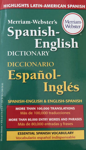 Eileen M. Haraty (szerk) - Merriam Webster's Spanish-English, English- Spanish dictionary