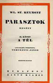 Wl. St. Reymont - Parasztok II.: A t�l