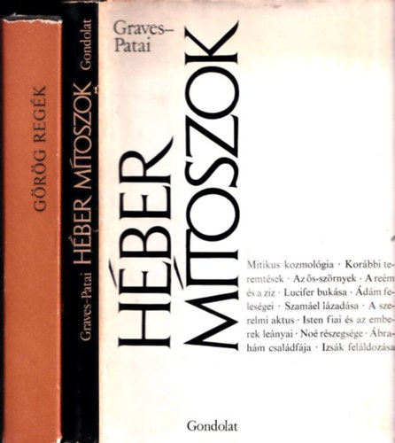 Héber mítoszok (Graves-Patai) + Görög regék (Trencsényi-Waldapfel Imre) (2 db)