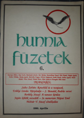 Hunnia Fzetek 6.  1990 prilis