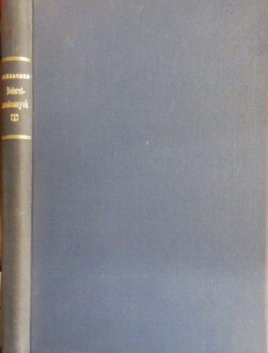 Alexander Bern�t - Diderot-tanulm�nyok (Filoz�fiai �r�k T�ra XV.)