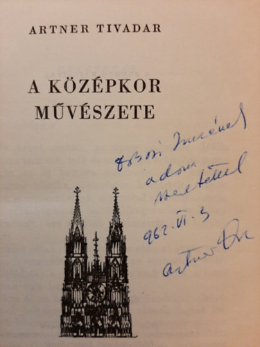 Artner Tivadar - A kzpkor mvszete