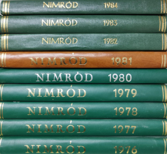 Nimrd - A Magyar Vadszok Orszgos Szvetsgnek lapja. 1976-1984 Teljes vfolyamok, vfolyamonknt egybektve