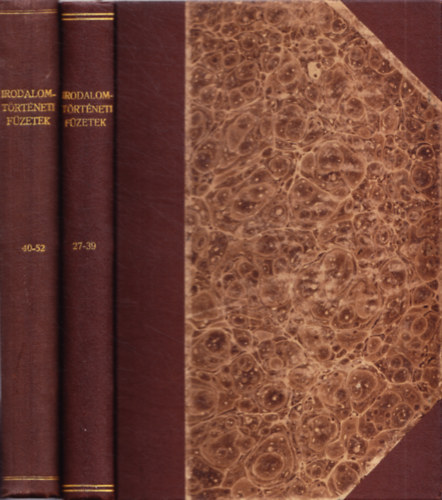 Irodalomt�rt�neti f�zetek 27-39, 40-52.