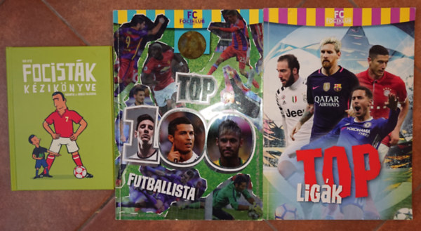 3 kiadvny focirl gyerekeknek: Focistk kziknyve, Top 100 futballista, Top ligk