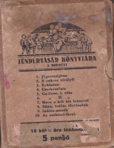 Tündérvásár könyvtára I. sorozat (10 db. füzet, tokban)