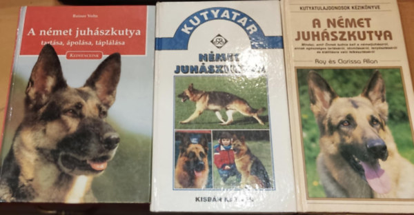 Roy s Clarissa Allan, Kisbn Kzmr, Reiner Voltz - 3 db A nmet juhszkutya (Kutyatulajdonosok kziknyve) + Nmet juhszkutya (Kutyatr) + A nmet juhszkutya tartsa, polsa, tpllsa
