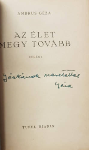 Ambrus G�za - Az �let megy tov�bb