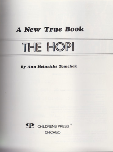 Ann Heinrichs Tomchek - The Hopi