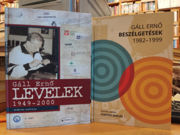 Gll Ern - 2 db Gll Ern: Levelek 1949-2000 + Beszlgetsek 1982-1999 + 1 CD