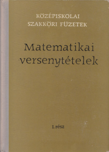 Tanknyvkiad - Matematikai versenyttelek I-II.