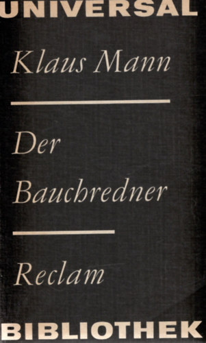 Klaus Mann - Der Bauchredner