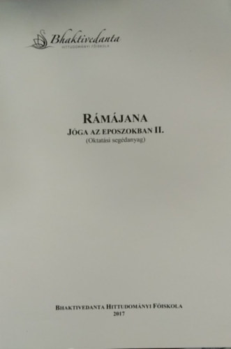 Nagy Rich�rd - R�m�jana - J�ga az eposzokban II. - oktat�si seg�danyag