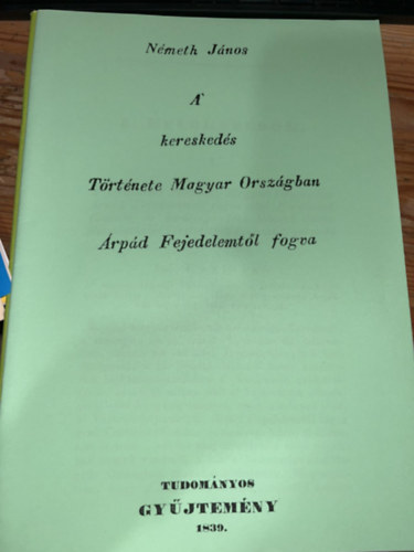 N�meth J�nos - Tudom�nyos Gy�jtem�ny 1839