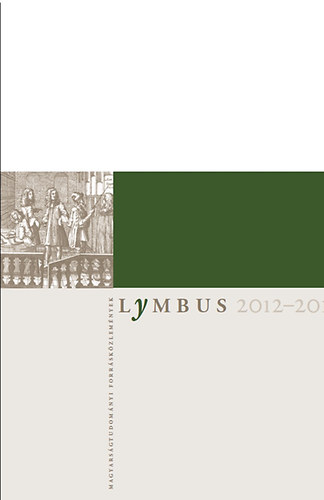 Lymbus - Magyars�gtudom�nyi Forr�sk�zlem�nyek 2012 - 2013