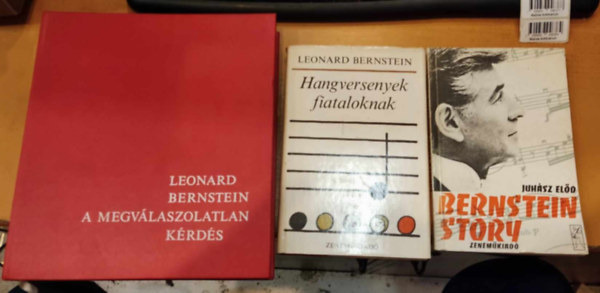 Juhsz Eld, Leonard Bernstein - 3 db Leonard Bernstein: A megvlaszolatlan krds + Bernstein Story + Hangversenyek fiataloknak